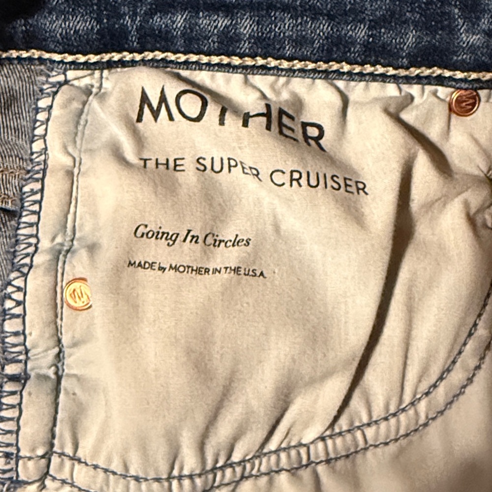 Mother Jeans-The Super Cruiser: Going in circles, size 28 - Picture 8 of 8